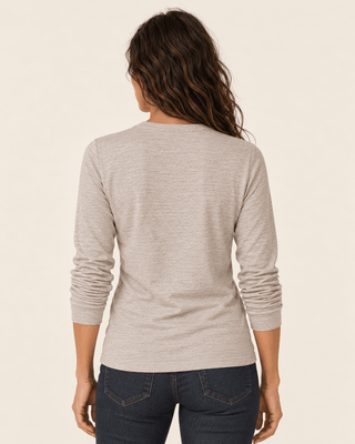 Taryn Top - Heather Taupe | The Salty Babe