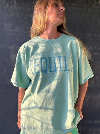 Tequila Oversized tee - The Salty BabeGraphic Tee Shirts