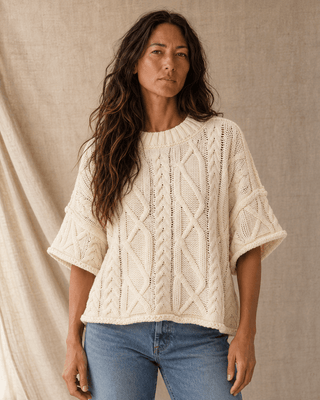 The Après Coast Knit Top - Cream | The Salty Babe