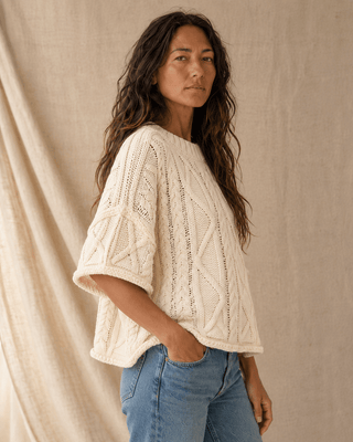 The Après Coast Knit Top - Cream | The Salty Babe