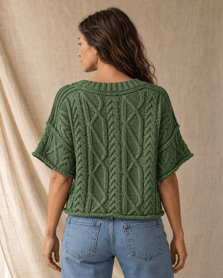 The Après Coast Knit Top - Dusty Green | The Salty Babe