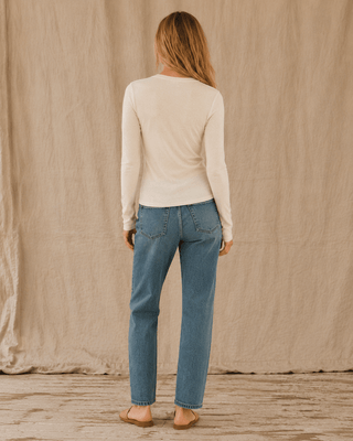 The Brenton Point Ribbed Crewneck - The Salty BabeLong Sleeve Tops