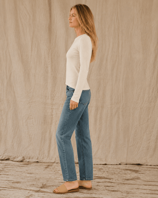 The Brenton Point Ribbed Crewneck - The Salty BabeLong Sleeve Tops