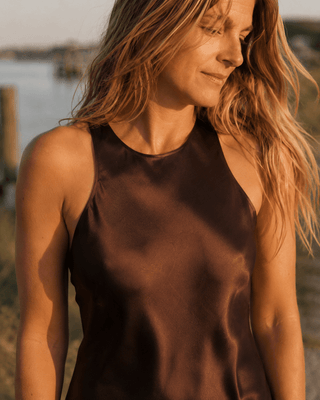 The Cacao Satin Midi - The Salty BabeDresses