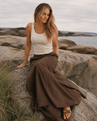 The Coastline Linen Maxi Skirt - The Salty BabeSkirts
