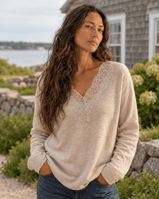The Colette Lace Sweater | The Salty Babe