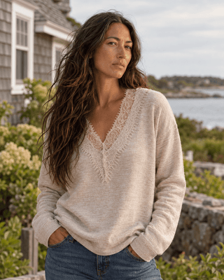 The Colette Lace Sweater | The Salty Babe