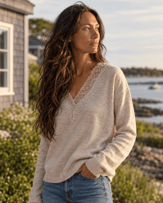 The Colette Lace Sweater | The Salty Babe