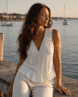 The Cove Lace Top - The Salty BabeTop