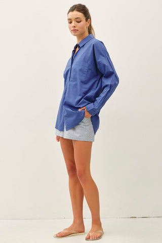 The Dockside Button-Down - The Salty BabeLong Sleeve Tops