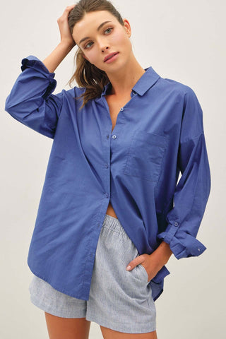The Dockside Button-Down - The Salty BabeLong Sleeve Tops