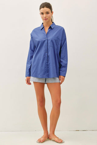 The Dockside Button-Down - The Salty BabeLong Sleeve Tops