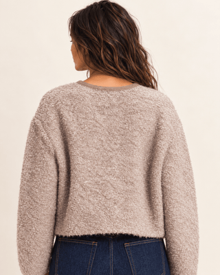 The Driftwood Bouclé Cardigan | The Salty Babe