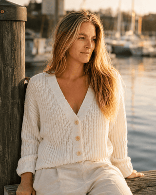 The Driftwood Cable Cardigan Sweater - The Salty BabeSweaters
