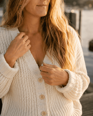 The Driftwood Cable Cardigan Sweater - The Salty BabeSweaters