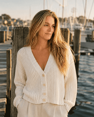 The Driftwood Cable Cardigan Sweater - The Salty BabeSweaters