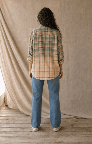 The Faded Tide Plaid Shirt - The Salty BabeLong Sleeve Shirt