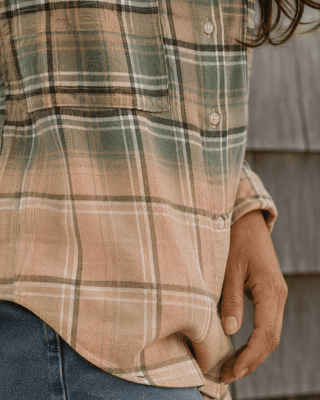 The Faded Tide Plaid Shirt - The Salty BabeLong Sleeve Shirt