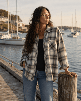 The Fog & Fern Flannel - The Salty BabeLong Sleeve Shirt
