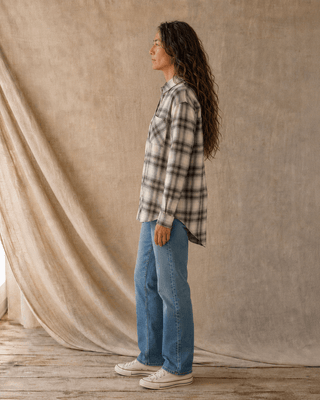 The Fog & Fern Flannel - The Salty BabeLong Sleeve Shirt