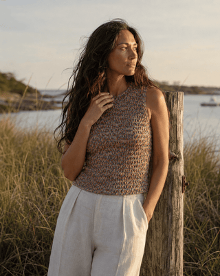The Foredeck Knit - Multi - The Salty BabeTop