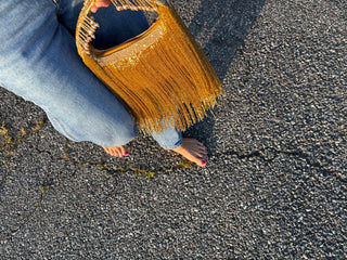 The Golden Hour Tassel Bag - The Salty BabeBags