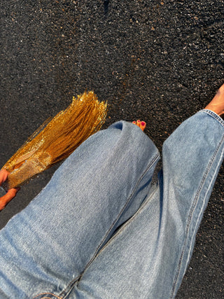 The Golden Hour Tassel Bag - The Salty BabeBags