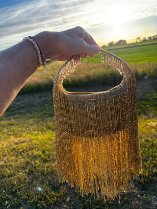 The Golden Hour Tassel Bag - The Salty BabeBags