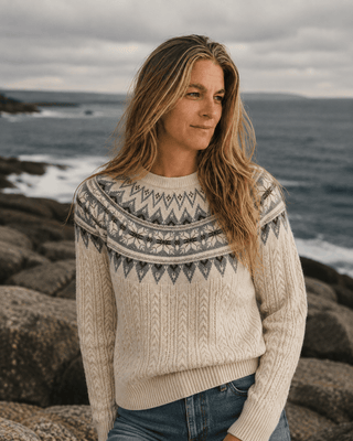 The Gooseberry Cable Knit Sweater - The Salty BabeSweaters