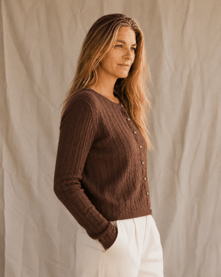 The Habor Cable Knit Cardigan - The Salty BabeCardigan
