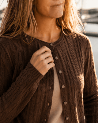The Habor Cable Knit Cardigan - The Salty BabeCardigan