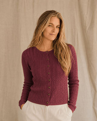 The Habor Cable Knit Cardigan - The Salty BabeCardigan