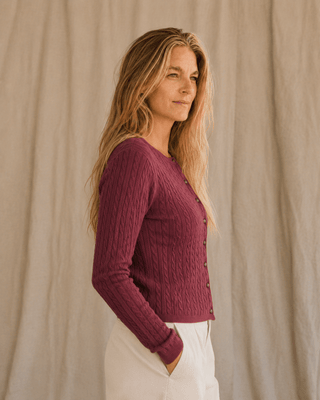 The Habor Cable Knit Cardigan - The Salty BabeCardigan