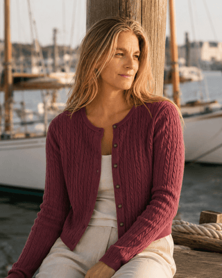 The Habor Cable Knit Cardigan - The Salty BabeCardigan