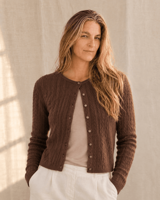 The Habor Cable Knit Cardigan - The Salty BabeCardigan