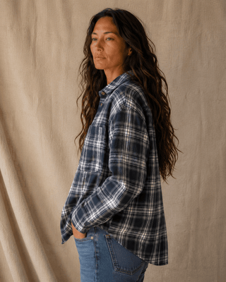 The Harbor Plaid Shirt - The Salty BabeLong Sleeve Shirt