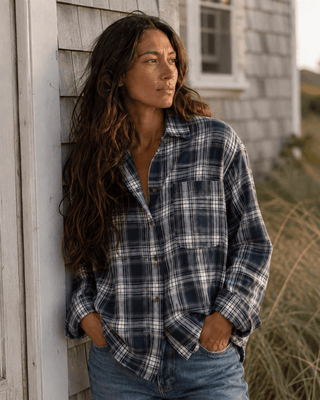 The Harbor Plaid Shirt - The Salty BabeLong Sleeve Shirt