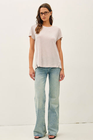 The Low Tide Stripe Tee - The Salty BabeTee Shirts