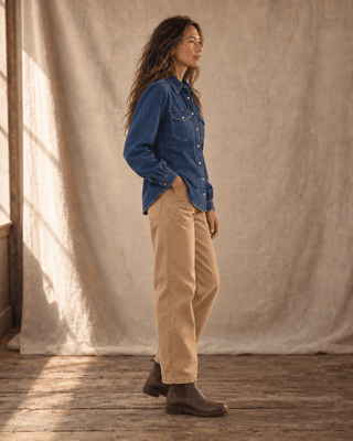 The Mariner Long Sleeve Denim Shirt - The Salty BabeLong Sleeve Shirt