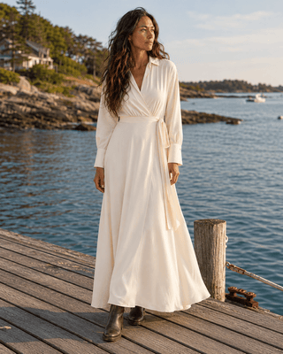 The Marlowe Shirt Dress - Alpaca | The Salty Babe