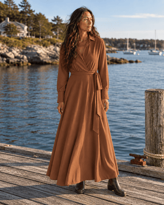 The Marlowe Shirt Dress - Brown | The Salty Babe