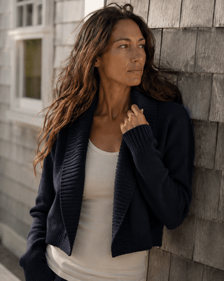 The Navy Watch Shrug - The Salty BabeSweaters