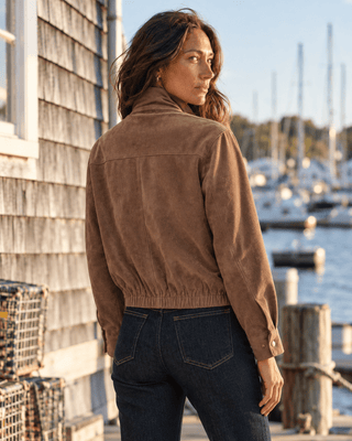 The Ocean Drive Sueded Jacket (view 3) | Après Sea Ranch