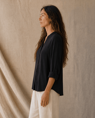 The Overlook Top - Black - The Salty BabeTop