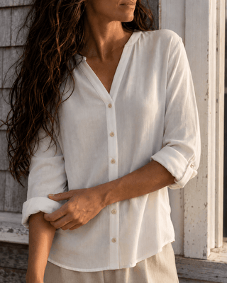 The Overlook Top - Off White - The Salty BabeTop