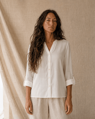 The Overlook Top - Off White - The Salty BabeTop
