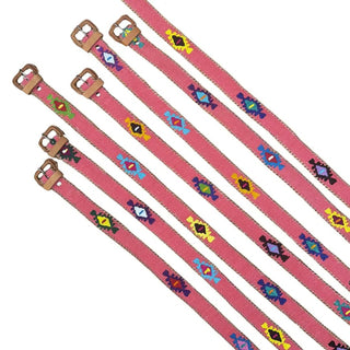 The Saddleback Belt - Pink/Coral - The Salty BabeAccessories