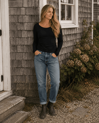The Sakonnet Long Sleeve Tee - The Salty BabeLong Sleeve Shirt