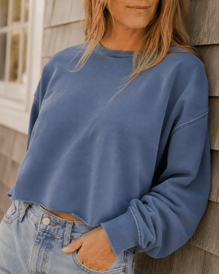 The Seaworn Cropped Sweatshirt - The Salty BabeSweatshirt