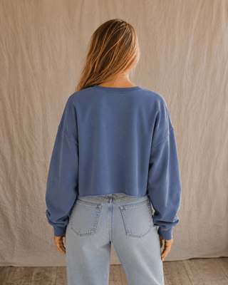 The Seaworn Cropped Sweatshirt - The Salty BabeSweatshirt